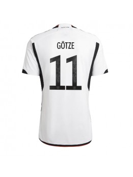 Njemačka Mario Gotze #11 Domaci Dres SP 2022 Kratak Rukavima
